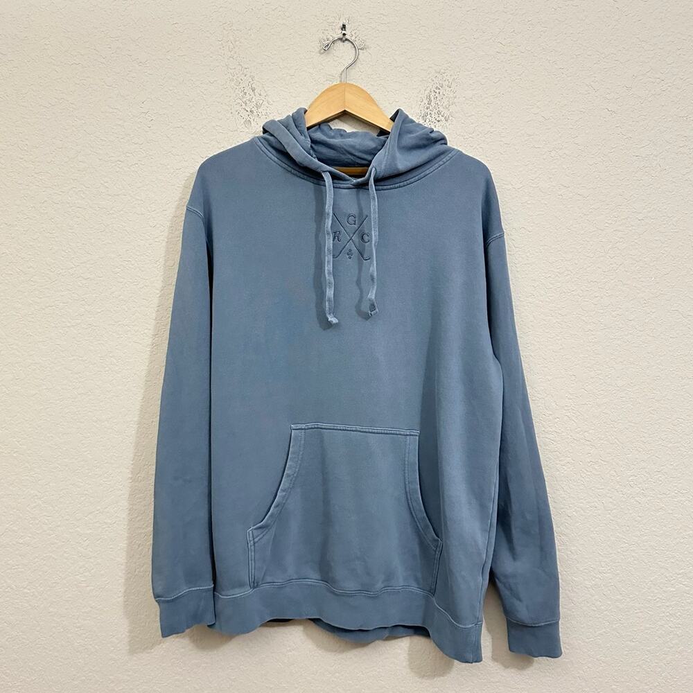 RANDOM GOLF CLUB Stick Hoodie Pigeon Blue Pullover Performance Sweatshirt
